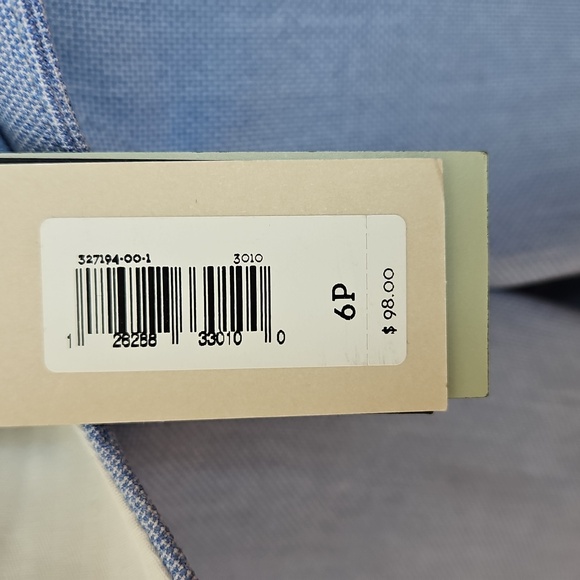 Banana Republic Pant Ryan NWT 6P Blue Collegiate Business Casual Summer Vaca - Picture 9 of 11